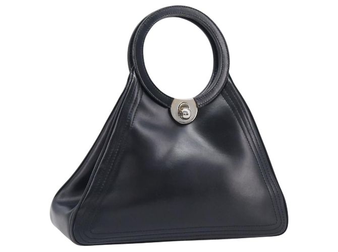 LOEWE Handtasche Leder Schwarz