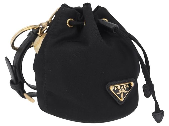 PRADA Nylon-Tasche Black Gold