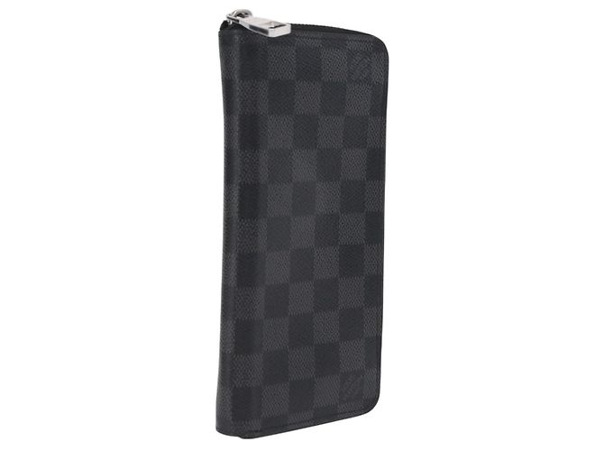 LOUIS VUITTON Damier Graphite Zippy Wallet Vertical N63095 LV