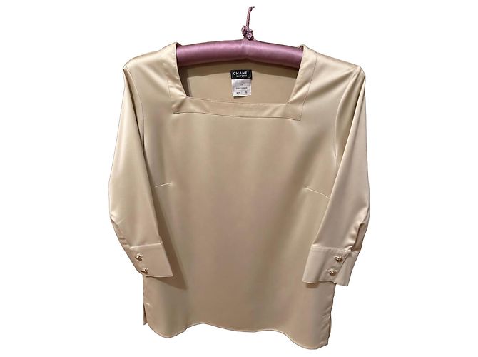 Chanel Uniform Seidenbluse