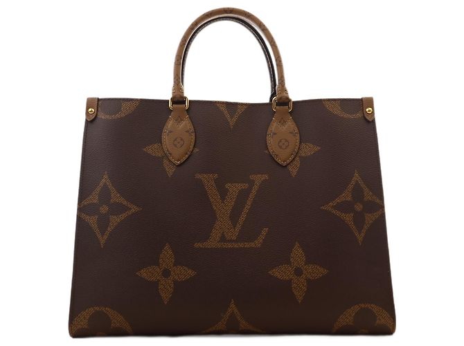 Louis Vuitton Brown Monogram Reverse Giant OnTheGo MM