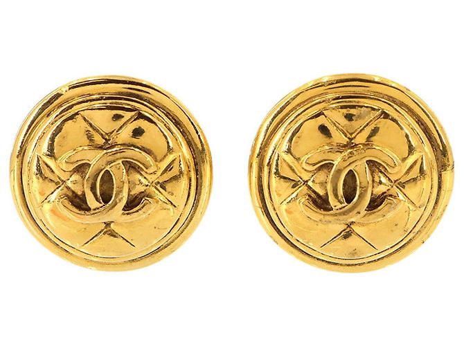 Orecchini a clip Chanel Coco Mark Gold