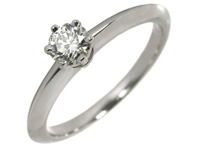 Autre Marque Tiffany & Co. Platin Solitärring