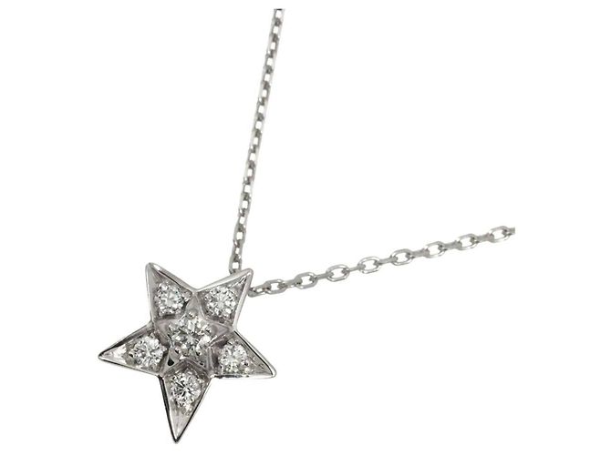 Collana Chanel Comet in diamanti e oro bianco 18K