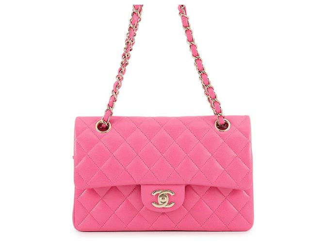 Borsa a tracolla Chanel Matelassé Rosa