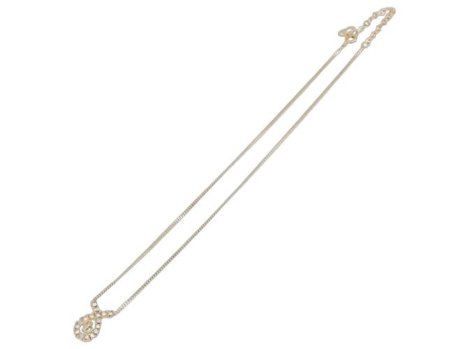 Christian Dior CD Long Metal with Beads