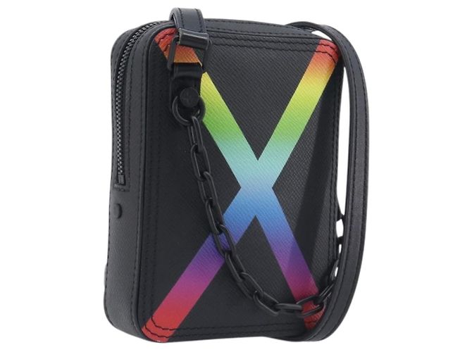 Louis Vuitton Danube Messenger Rainbow Taiga Leather