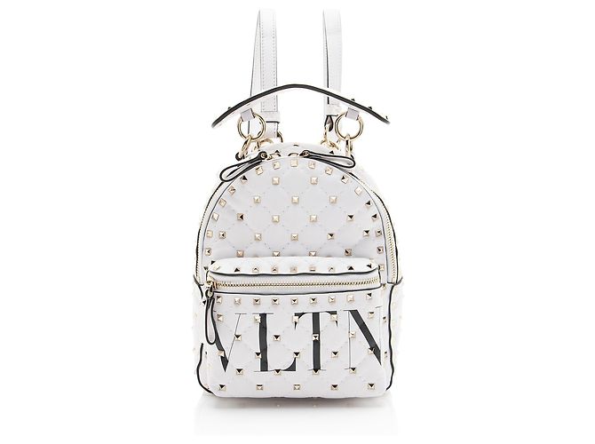 Valentino Garavani Valentino Leather Rockstud Spike Mini-Rucksack