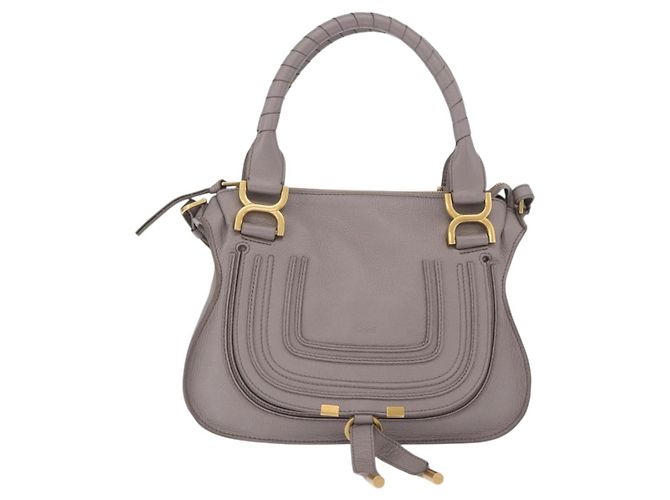 Chloé Bolsa Chloe Marcie Satchel em couro Medium