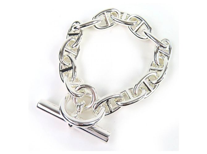Chaîne d'ancre Bracciale Hermès Chaine d'Ancre MM 925 Silver