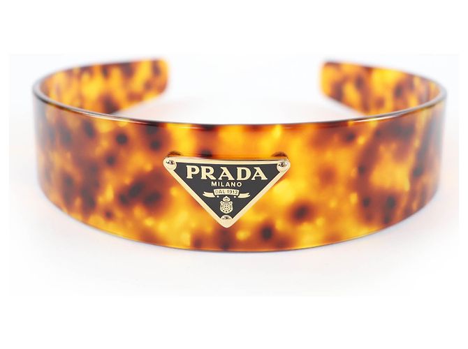 Serre-tête Prada Triangle Logo