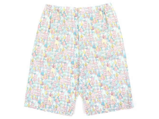 Calções Gucci Liberty Multi em algodão