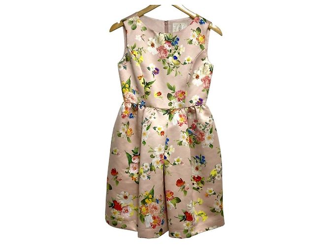 Autre Marque Chesty Satinkleid mit Blumenprint