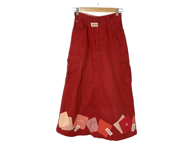 Autre Marque PINK HOUSE Patchwork Long Cargo Rock