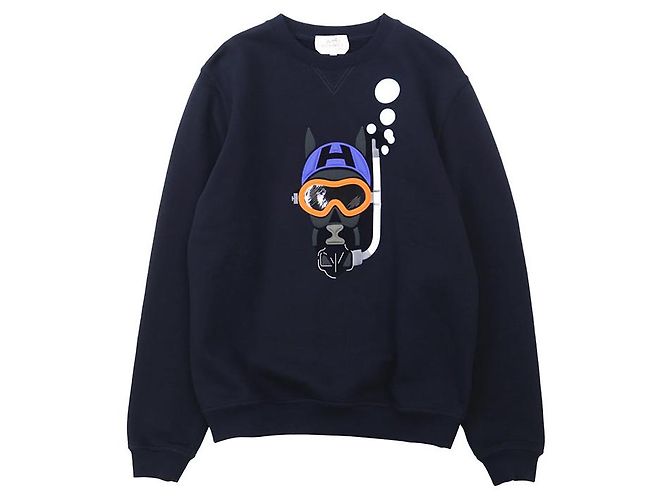 Hermès Scub'H Horse Baumwoll-Sweatshirt