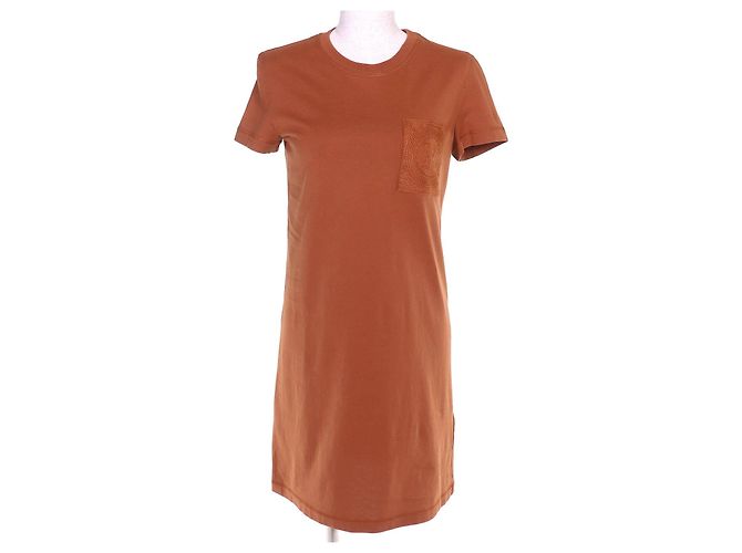 Vestido de algodón bordado H Hermès 34