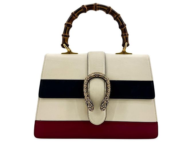 Gucci Dionysus Bamboo Top Handle Colorblock Leather Medium