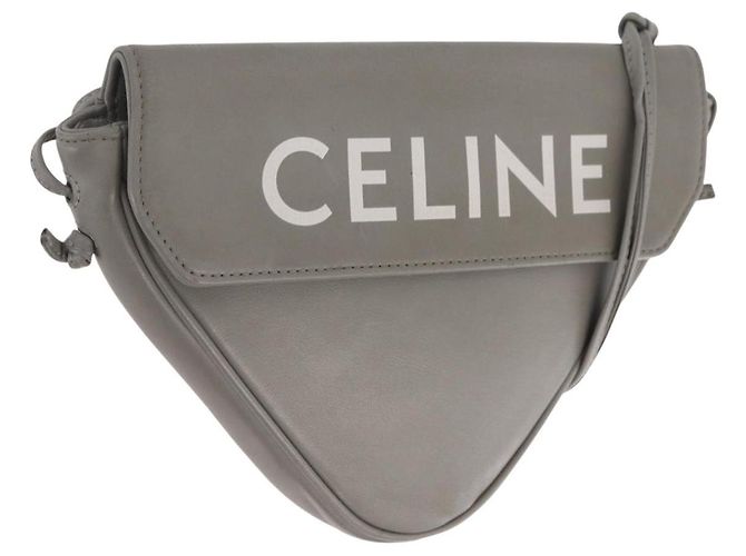 Céline Celine Triangle Leather Small