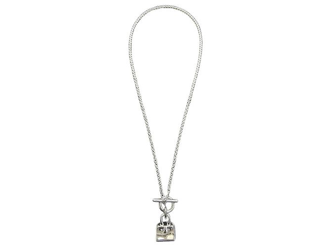 Hermès Collana con ciondolo Hermes Amulettes Birkin 925 Silver