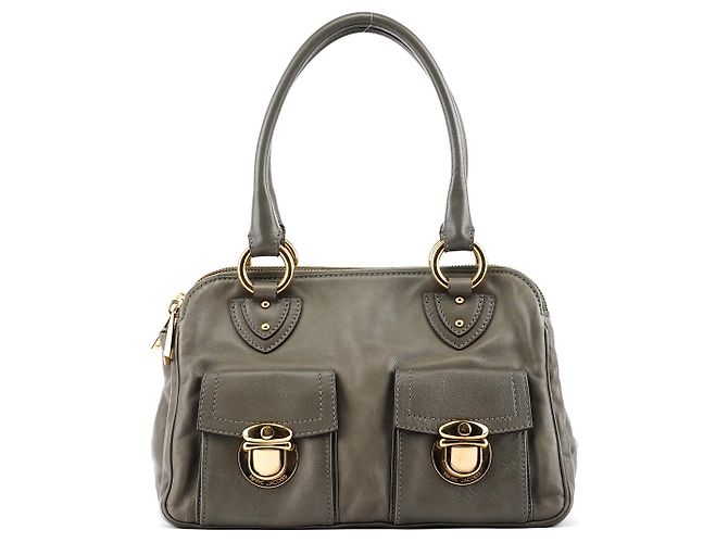 Marc Jacobs Sac cabas Blake à poches multiples en cuir gris