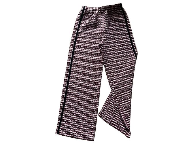 Maje Tweed-Hose in Fuchsia