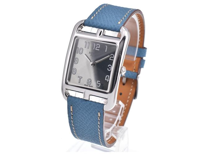 Hermès Hermes Cape Cod Quartz Stainless Steel and Leather 33