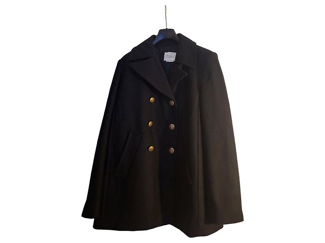 Bonpoint Black Wool Double-Breasted Blazer