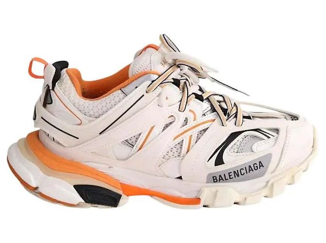 Balenciaga White Leather Sneakers