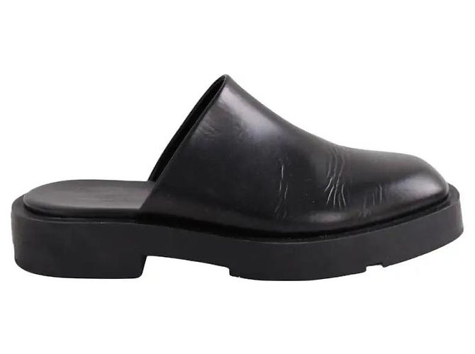 Givenchy Black Leather Mules