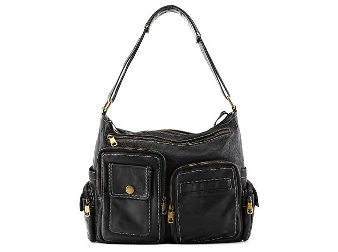 Marc Jacobs Borsa a tracolla multi-tasche in pelle nera