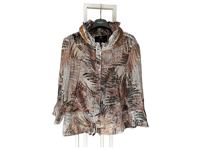Autre Marque Chaqueta técnica estampada multicapa André Maurice