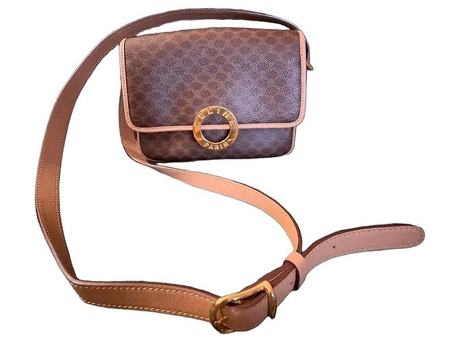 Céline Celine Sac Triomphe Macadam Marron
