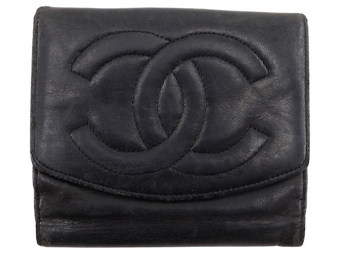 Chanel Coco Mark Lambskin Wallet