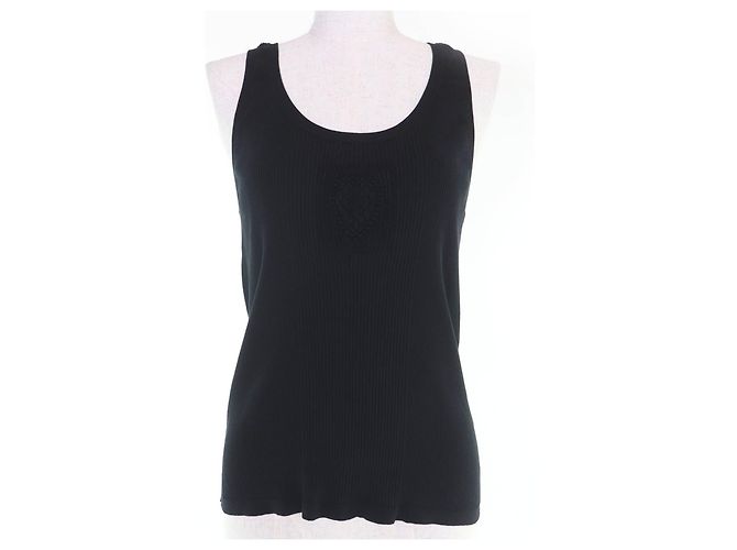 Top de punto en mezcla de algodón CHANEL COCO Mark