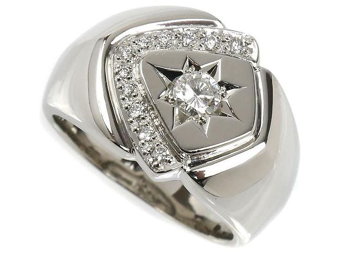 Autre Marque Pt900 Platin-Diamantring