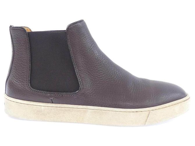 Autre Marque Botas de couro Santoni