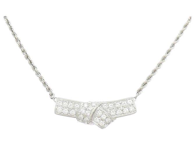 Autre Marque Collar Pola Platinum Diamond Necklace