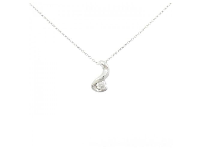 Autre Marque Collar de platino y diamantes