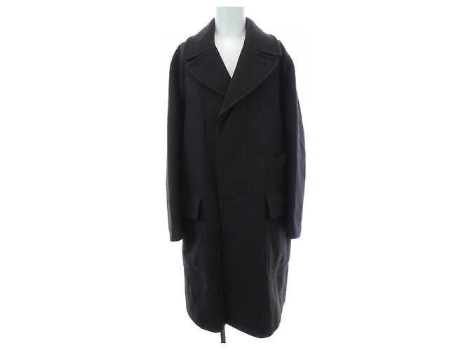 Hermès Black Wool Coat