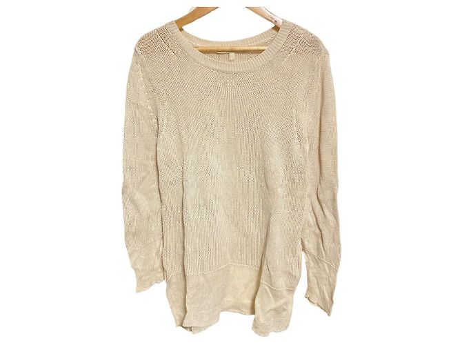 S Max Mara Pullover in maglia di seta e lino