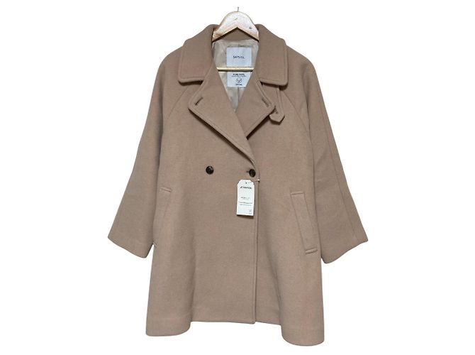 Autre Marque SHIPS cualquier Half Coat de PURE WOOL