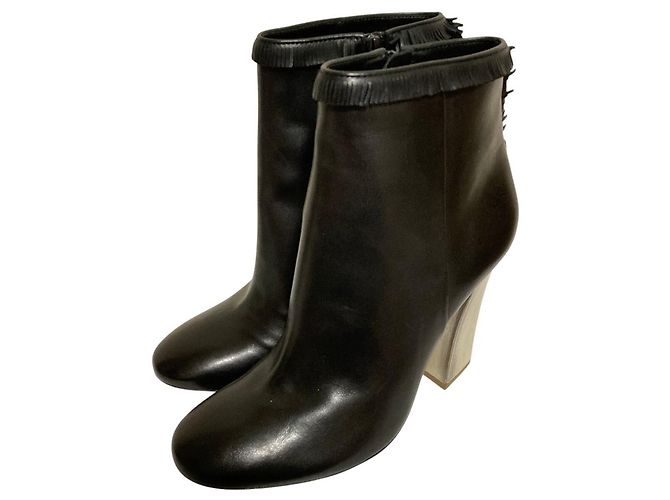 Tory Burch NEW TUMBLED Bottines à Franges