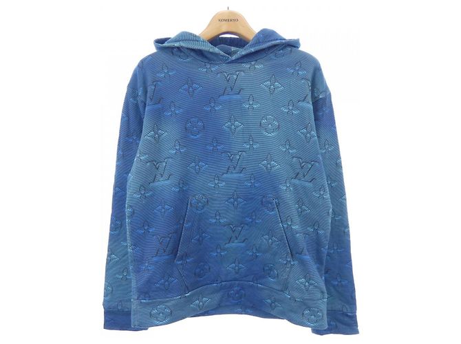 Sudadera con capucha Louis Vuitton con estampado all-over