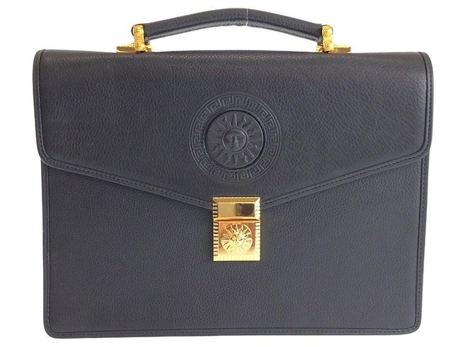 Versace Sunburst Leder-Clutch