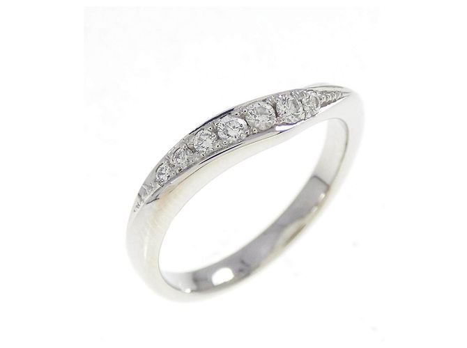 Autre Marque PT900 Platinring mit Diamant und Saphir