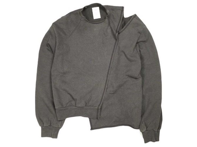 Autre Marque Baumwoll-Sweatshirt mit Rundhalsausschnitt