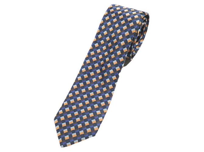 Autre Marque Atkinsons Irish Poplin Wool Silk Tie