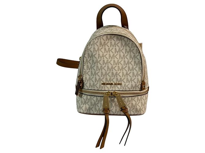 Michael Kors Rhea Zip Leather Backpack