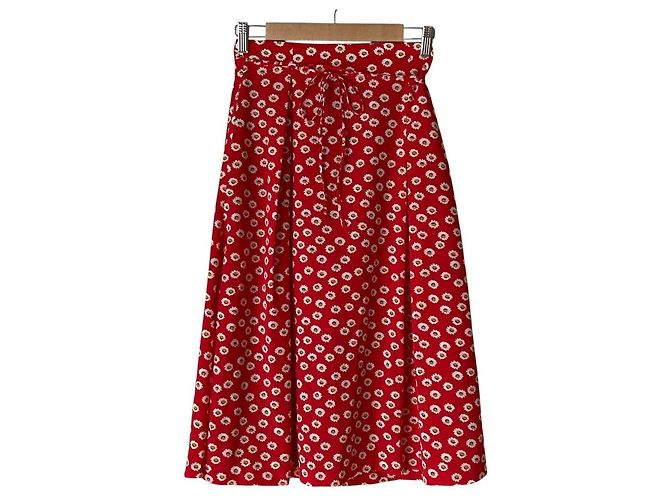 Autre Marque BLUE LABEL CRESTBRIDGE Falda acampanada con estampado floral