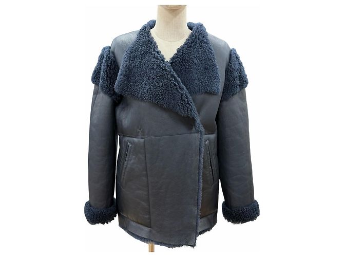Autre Marque Giacca in pelle di pecora CYCLAS